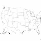 outline of us map